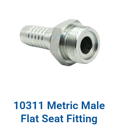 HOSETAIL LIGHT METRIC MALE 28LX1"H