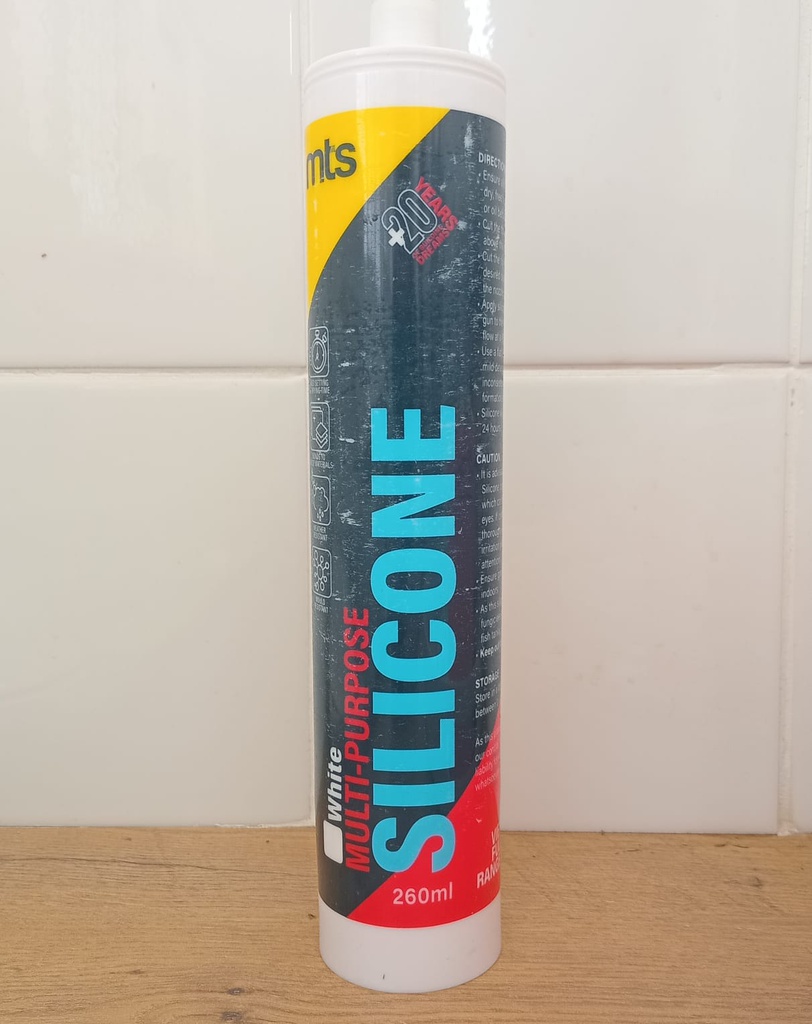 Contractors Silicone White - Paintable 260ml