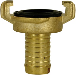 [BRASS-HOSETAIL-25MM] 25mm Brass Hosetail Geka type fitting