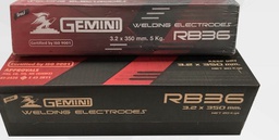 [Wel-3.2-RB36-5kg-GEM] 3.2mm Gemini RB36 E6013 Welding Rods 5KG