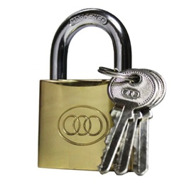 [Slotte P/Brass-38mm] 38mm Padlock Brass slotte