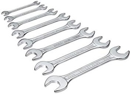 [SPAN-OPEN/END-SET-8PCE] 8Pce Double Open End Spanner Set - Sizes: 6x7, 8x9, 10x11, 12x13, 14x1and 16x17